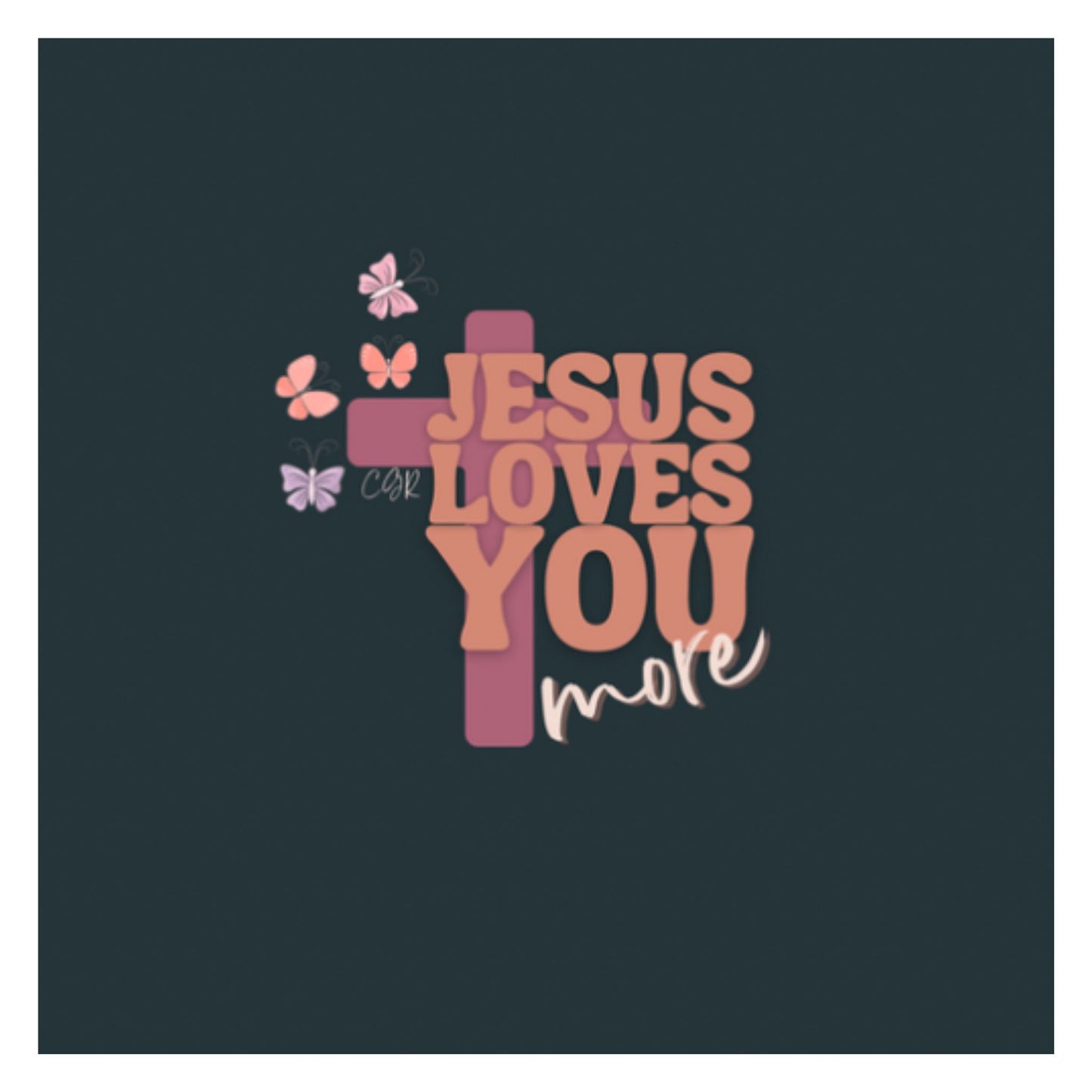 Jesus Loves You More Sticker