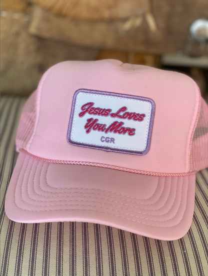 Jesus Loves You More Patch Cap